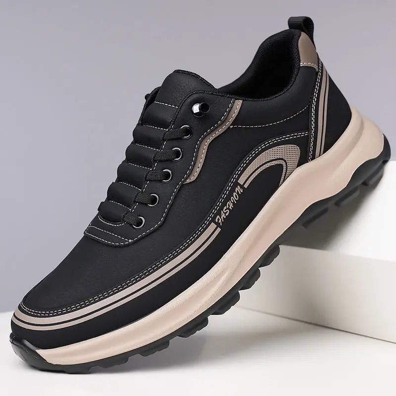 👞 [39-45]Športni čevlji iz usnja, odpornega na vodo in umazanijo, z mehkimi podplati za maksimalno udobje
