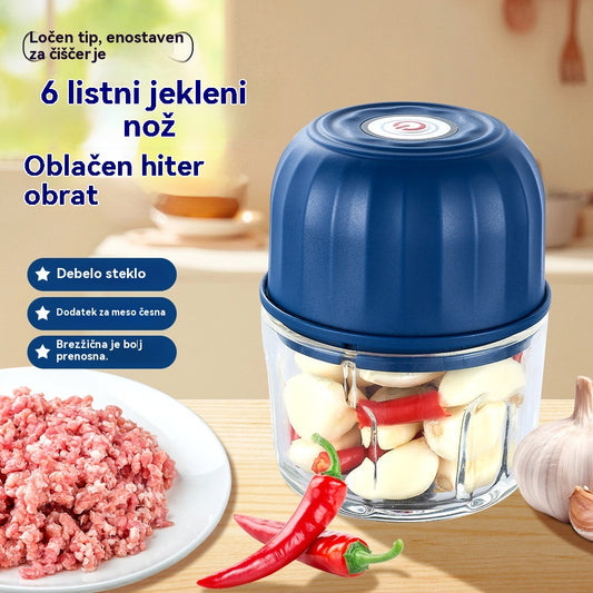 🔥 🔥【Kupite 1, dobite 1 gratis】Prodanih več kot 50.000 enot! 🧄Električni sekalnik česna, mini prenosni sekalnik zelenjave