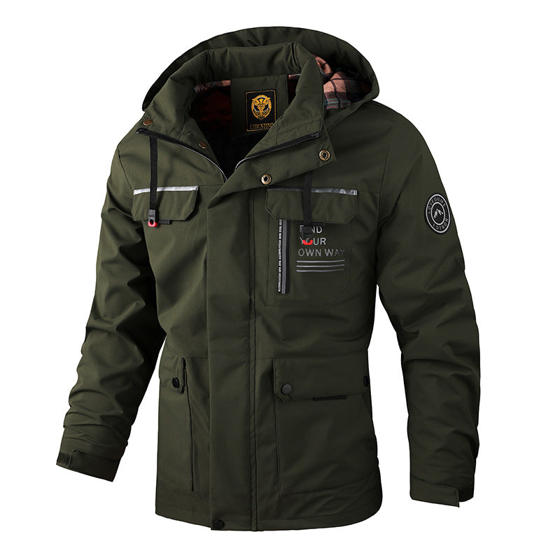 🔥【M~4XL】2025 Nova moška vodoodporna, vetrovno odporna jakna za plezanje na prostem-4359096