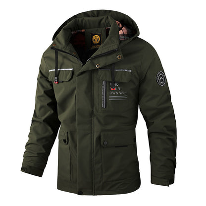 🔥【M~4XL】2025 Nova moška vodoodporna, vetrovno odporna jakna za plezanje na prostem-4359096