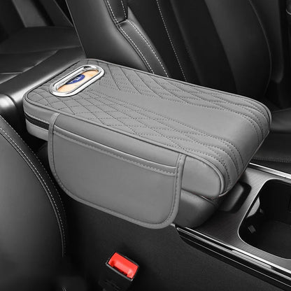 👏🚗 Večnamenska usnjena škatla za naslon za roke tri v enem