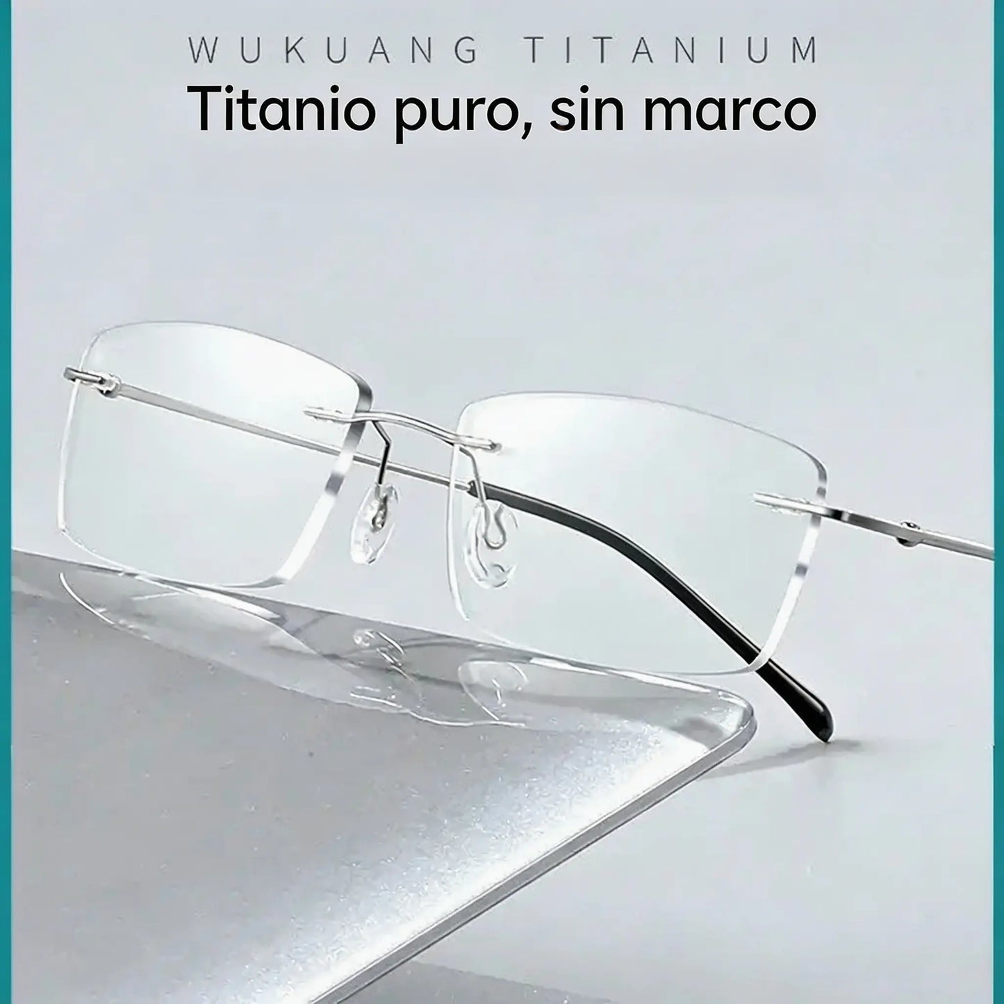 👓 Gafas profesionales sin montura de alta calidad, extremadamente ligeras y de alta claridad, con protección contra la luz azul. Diseño unisex. ✨