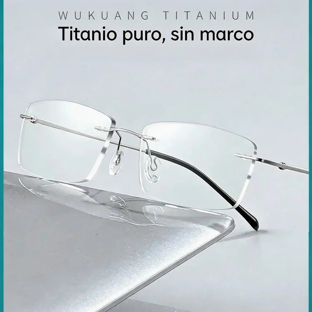 👓 Gafas profesionales sin montura de alta calidad, extremadamente ligeras y de alta claridad, con protección contra la luz azul. Diseño unisex. ✨