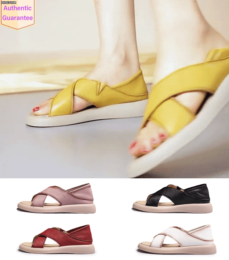 💕【35-42】Římské sandály z přírodní kůže, pohodlné a ležérní