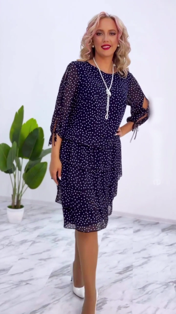 🥰[S-5XL] Nuevo y elegante vestido suelto de lunares