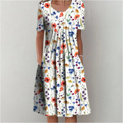 🌺👗【S-3XL】 2026 nové módní květinové šaty pro ženy