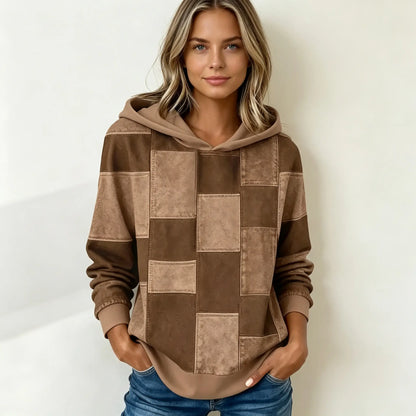 【S-5XL】Sudadera con capucha y manga larga de otoño/invierno para mujer