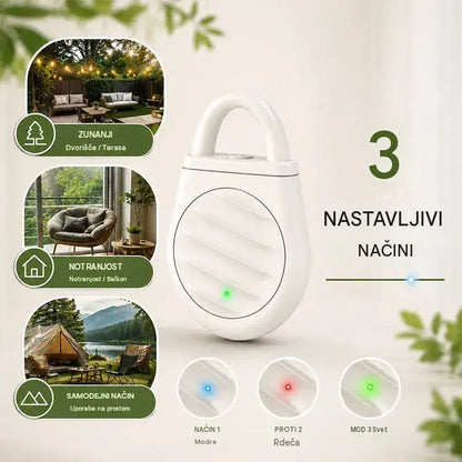 🕊️ Szabadulj meg végleg a galamboktól és a kellemetlen madaraktól! Hordozható, ultrahangos madár- és rovarriasztó (változtatható frekvencia / USB-ről tölthető / 3 szín)! ✨