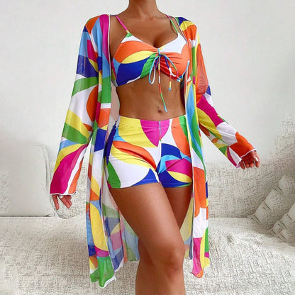 【✨S-XL】👙 Nove modne tridelne kopalke, na voljo več barv 3655460