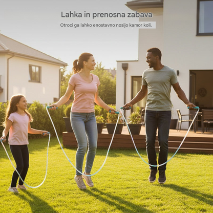 🏃【Kupite enega, enega dobite brezplačno】🌈Otroška skakalna vrv z LED lučko