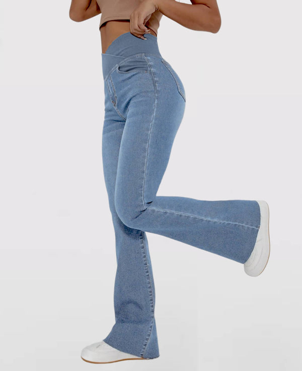 👖✨Vroča uspešnica - kavbojke z visokim pasom, ki vitke in oblikujejo zadnjico💖