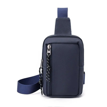 Bolso bandolera multicompartimento con bolsillo trasero antirrobo: protege tus objetos de valor.