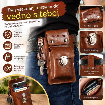 👜📱Praktična torbica za okoli pasu, idealna za delo, potovanja in aktivnosti na prostem.