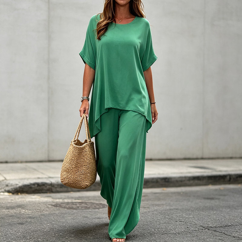 💃💃【S-5XL】 Ženski plus size casual komplet 2026 【Top + hlače】