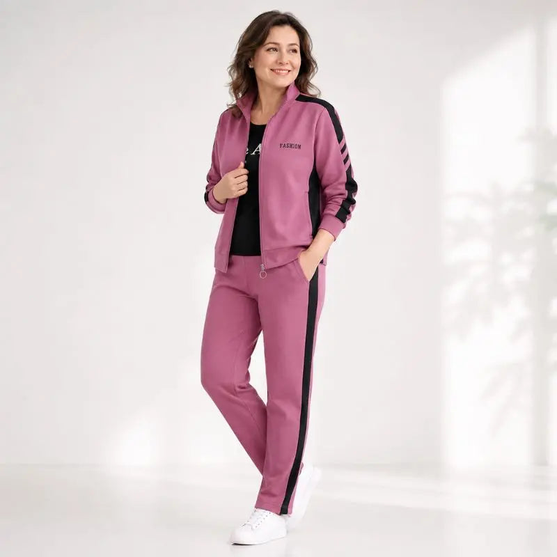 🔥【50% popust】🔥【M-5XL】【Jakna + hlače】😍 Nov jesenski komplet športnih oblačil za prosti čas, plus velikosti