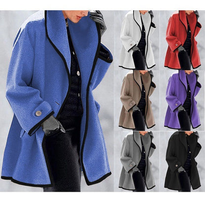 🥰【S-5XL】Novi jesenski in zimski topli volneni plašč