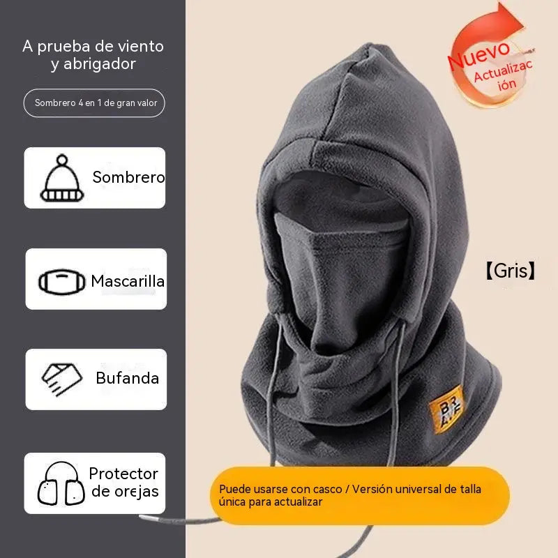 ❄️ Gorro térmico integral con forro polar que te mantiene abrigado hasta -20 grados Celsius. ⛷️ Ideal para esquiar, andar en moto y actividades al aire libre.