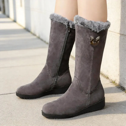 🔥💥【35–41】Modni zimski škornji s toplo podlogo – elegantni in topli