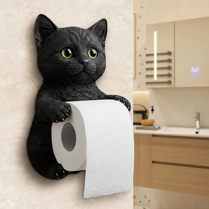 🐱Držalo za toaletni papir z motivom ljubke mačke
