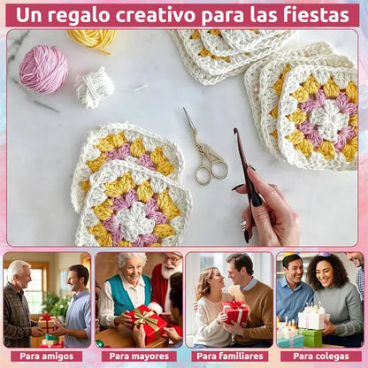 🔥50%OFF🔥🧩🧷【50 diseños únicos】Juego de tarjetas de crochet