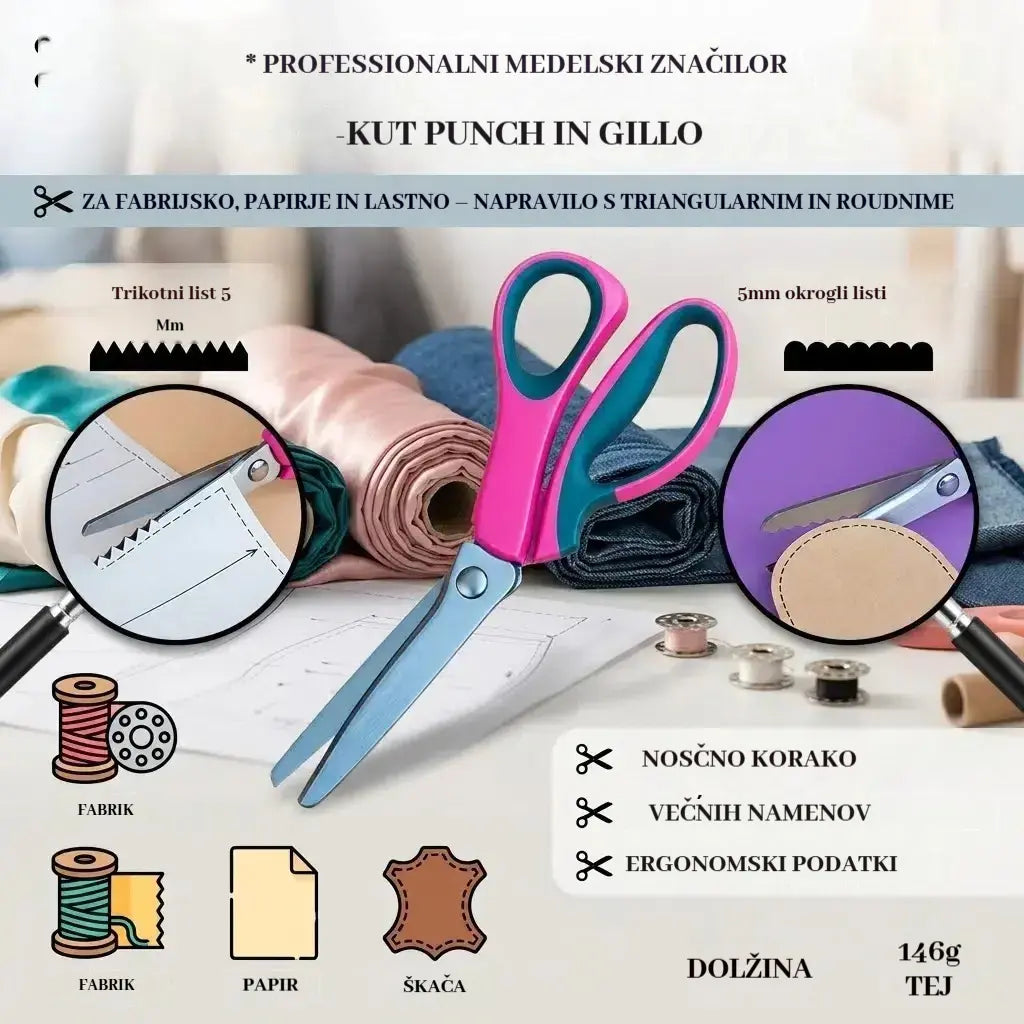 ✂️🧵 Večnamenske škarje za ustvarjanje – preprosto ustvarite čudovite čipke!