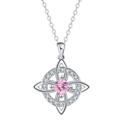 🔮Ogrlica z mističnim čarovniškim vozlom in kamnom rojstva 💞 Zaščitite svoje najdražje