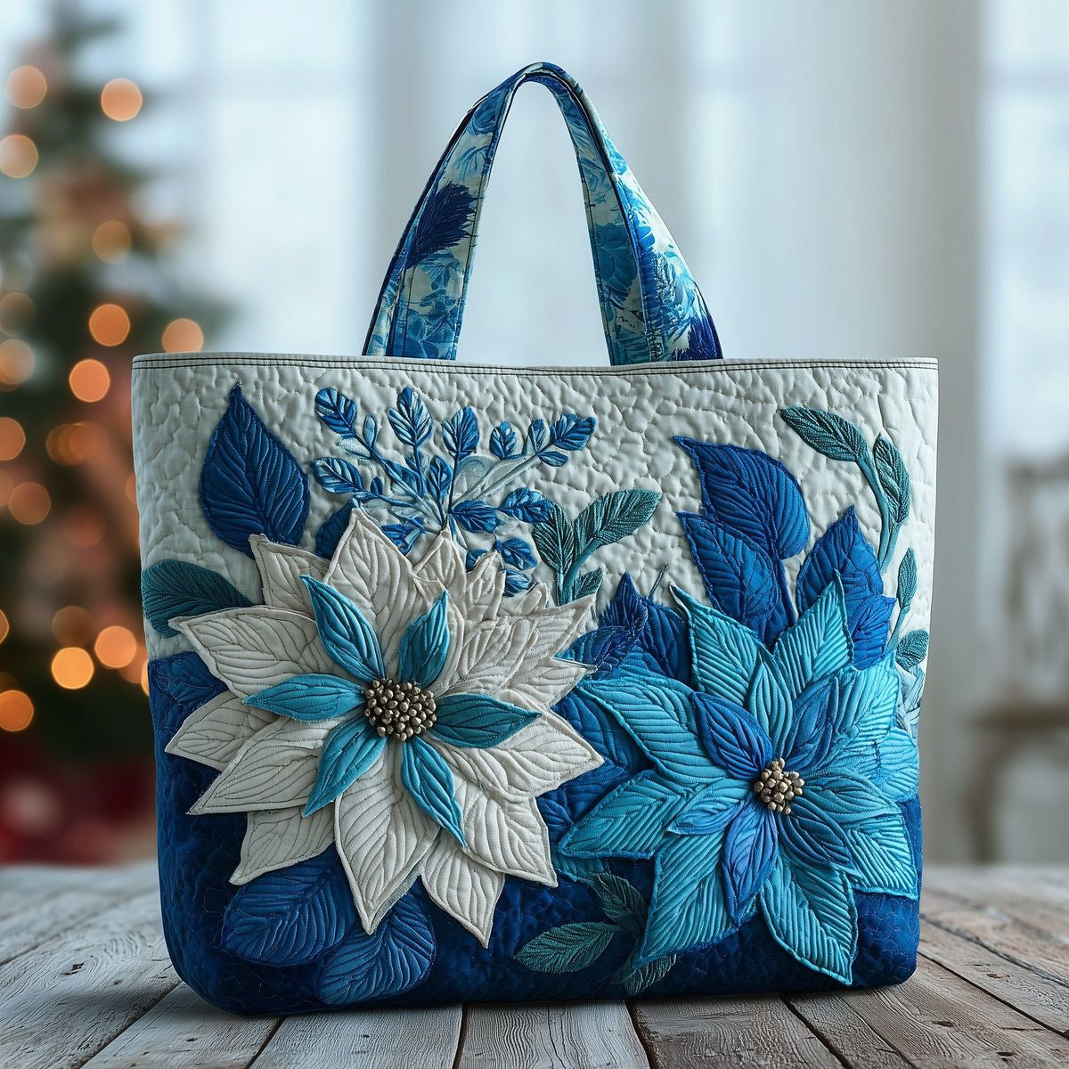 🔥👜Egyedi virágmintás kézitáska(43 cm széles, 40 cm magas)