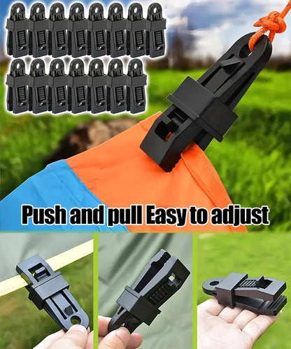 🏡🌿[50piezas] Clips de fijación para red de sombra de jardín, clips de fijación para carpas