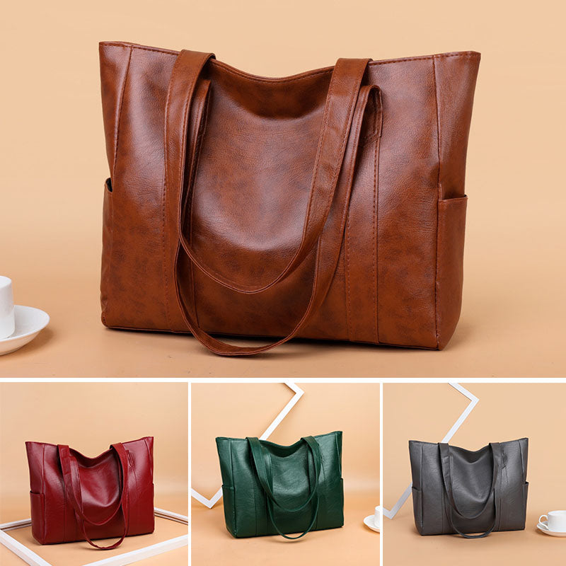 👜 2026 Nuevo Bolso de Hombro de Cuero Suave para Mujer ✅