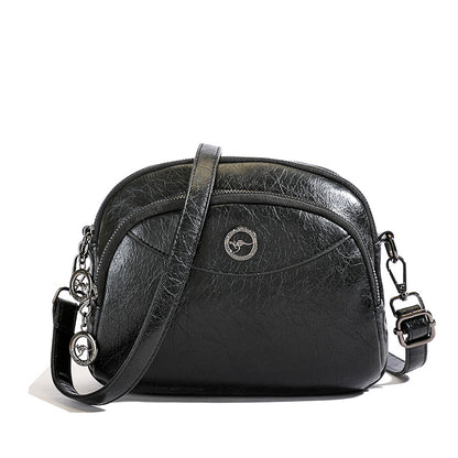 👏🎁Nowa, wysokiej jakości torba ze skóry naturalnej z wielowarstwową konstrukcją 4216181