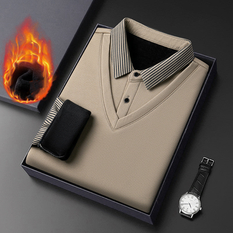 🔥👔【M-4XL】Nová pánská košile s imitací žinylky 4248332