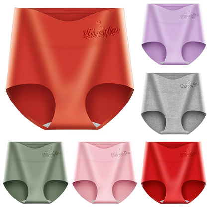 💖【6 piezas por solo 29 euros】🔥Ropa interior de talle alto que realza los glúteos, confeccionada con tejido de algodón puro de primera calidad✨️ (45-105 kg)