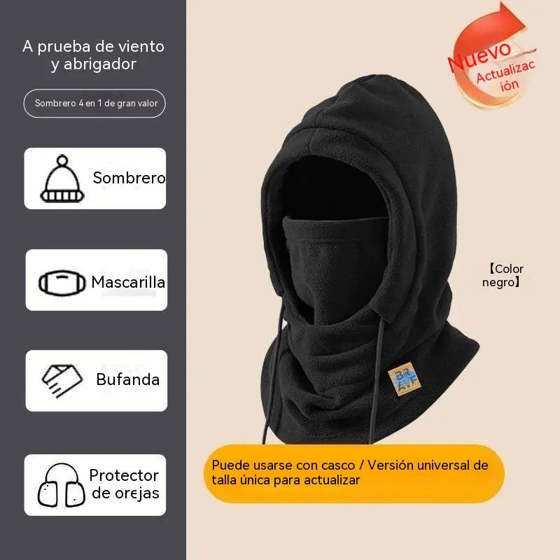❄️ Pasamontañas Térmico con Forro Polar Grueso para Invierno