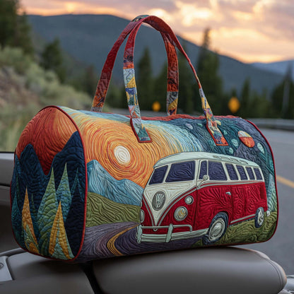 👜💐【(16x8x8) palců】Polstrovaná cestovní taška Hippie Van 4245126