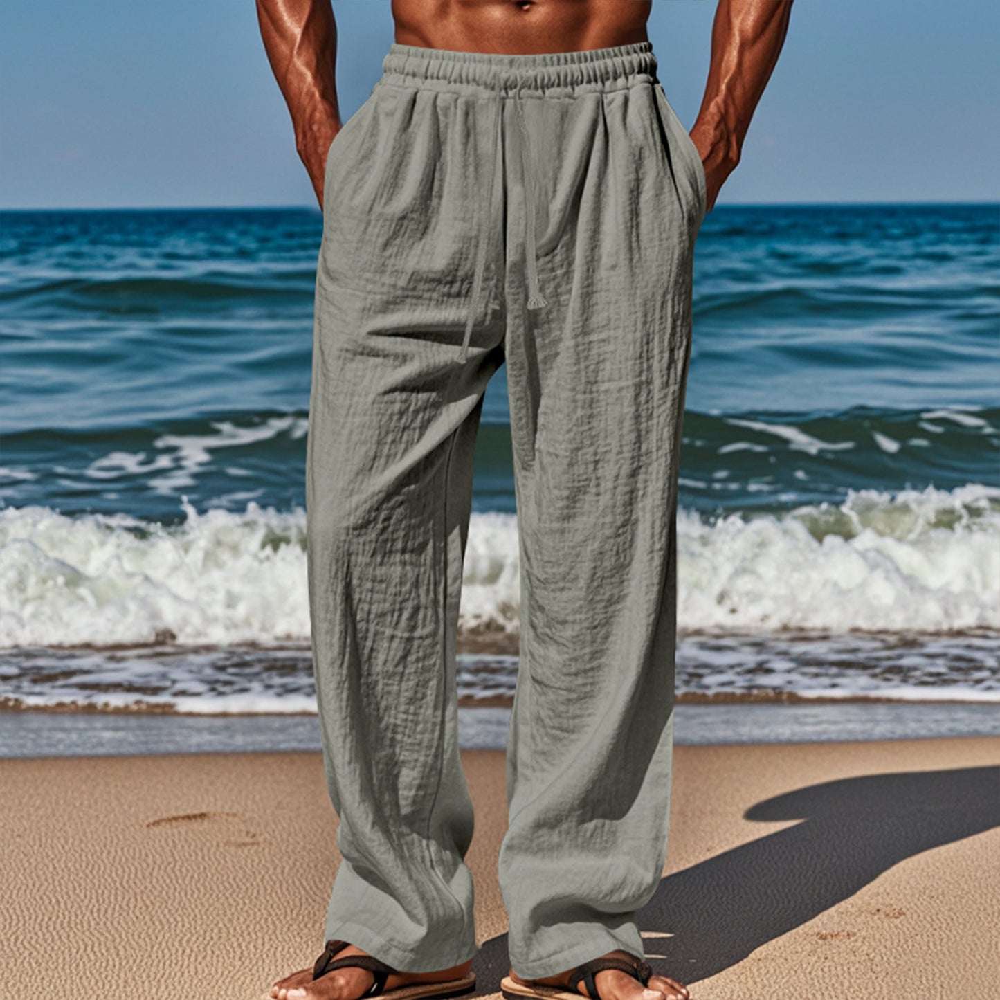 👖🔥Casual παντελόνι μόδας-Ιδανικό για casual στυλ και καθημερινές εξόδους