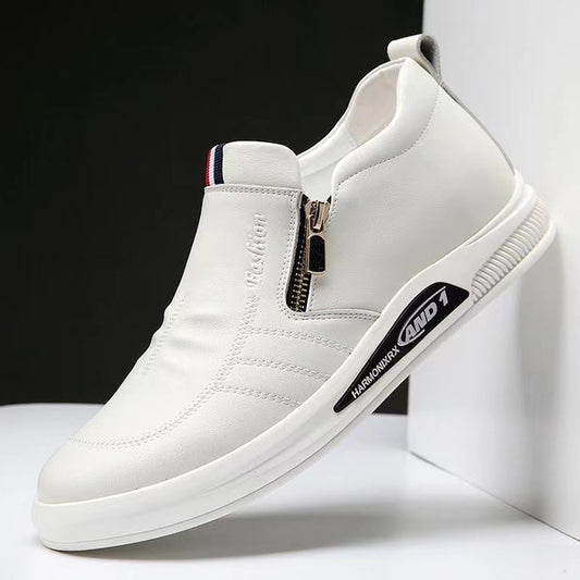 【39-44】 2026 nuevos zapatos casuales de negocios con suela blanda para hombres