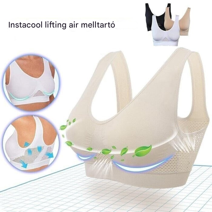 😍【3 darabos csomag】Varrás nélküli melltartó nagyobb méretekhez ❤️ Légáteresztő és hűsítő 【40-120KG】