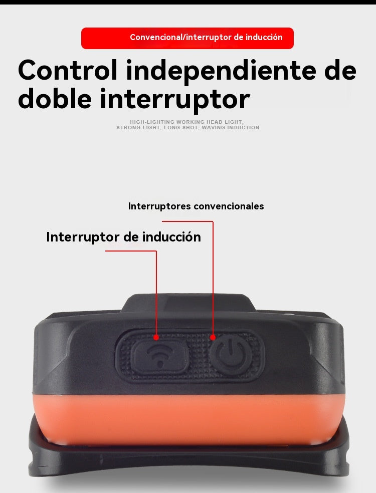 💥【Kupite 1, dobite 1 brezplačno】🌟💡Pametni indukcijski LED žarometi za polnjenje USB