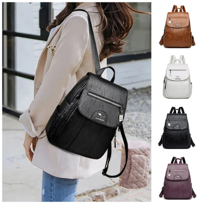 👜🎒【Časově omezené snížení ceny】Dámský retro měkký kožený cestovní batoh
