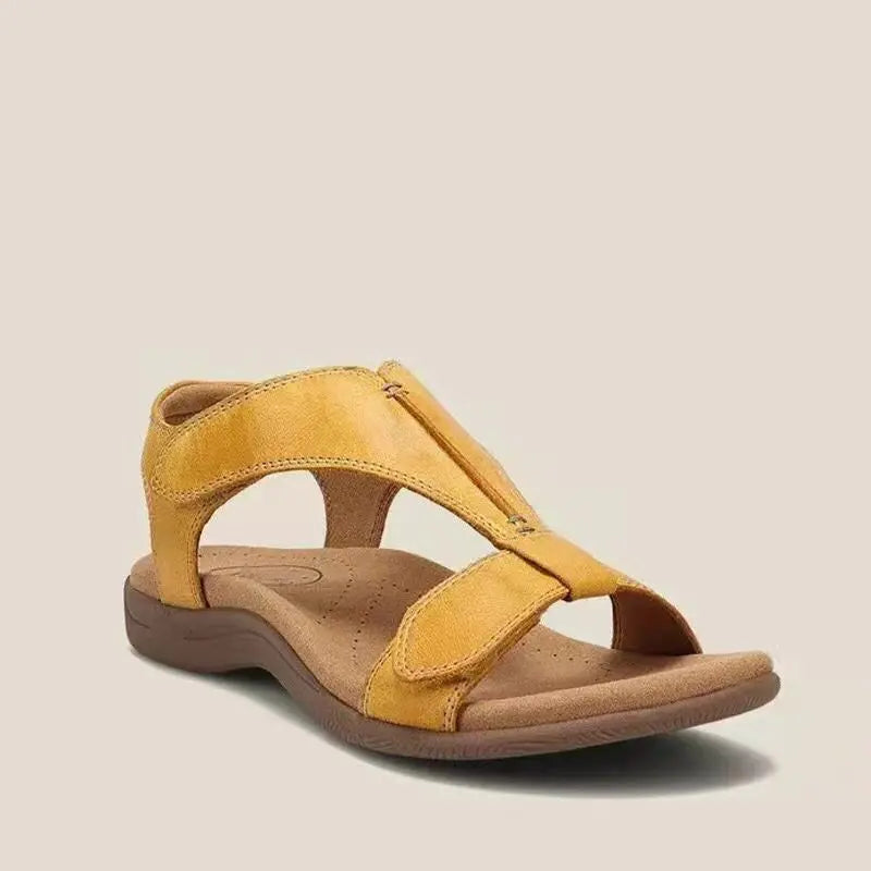 👡🌻Dámské sandály na platformě z měkké hovězí kůže