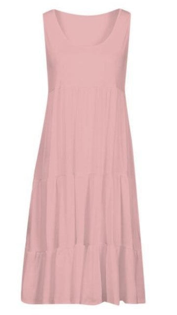 👗 [S-5XL] Preprosta udobna obleka.