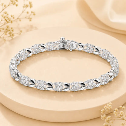 【Compre 1 y obtenga 1 gratis】Love New Fashion Pulsera de plata 925 con un trébol de cuatro hojas para mujer