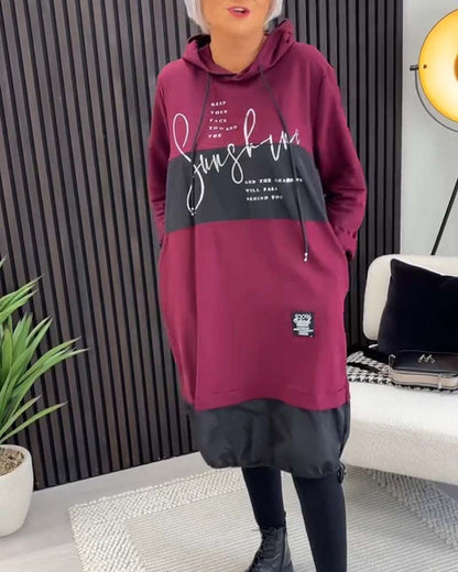 🔥🔥【S-5XL】2026 Nuevo vestido con estampado grande de moda de otoño e invierno