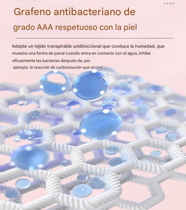 🔥【Paquete de 5】🌈Almohadilla antibacteriana de algodón y grafeno lavable[Limitado a 15 unidades por persona]