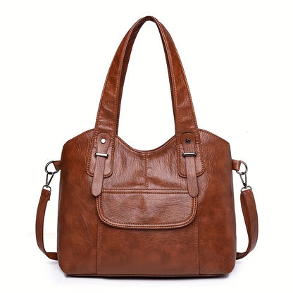 👜Nuevo bolso retro de hombro para mujer de cuero natural, disponible en seis colores💓 4217047