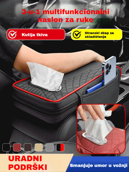 Tri u jednom multifunkcionalni kožni naslon za ruke