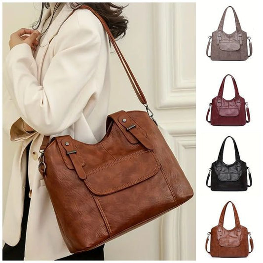 👜👛【50% sleva🔥】👜 Dámská taška přes rameno z pravé kůže s velkou kapacitou 4217050