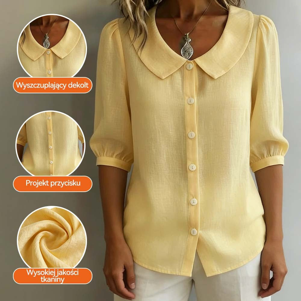 🌸【S-3XL】Damski kardigan z krótkim rękawem i zapięciem na guziki – idealny wybór na wiosnę i lato. Dostępna płatność przy odbiorze.✅4289394