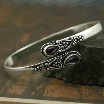 【Kupite 1, dobite 1 brezplačno】Časovno omejena promocija🔥Zapestnica z dragimi kamni v retro etničnem slogu